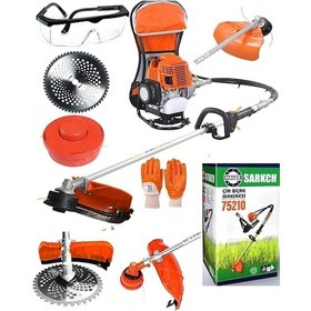 Resim Mager Alman 9.9 Hp Sırt Tipi Turbo 52 Cc Motor Tırpan Çim Biçme Makinesi 