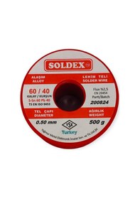 Resim Soldex 0.5 Mm 500 Gr. Lehim Teli Sn60 Pb40 