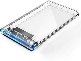 Resim Taşınabilir Yüksek Hızlı 5Gbps USB 2.0/3.0 SATA 2.5 inch Harici Harddisk Kutusu - FC469 