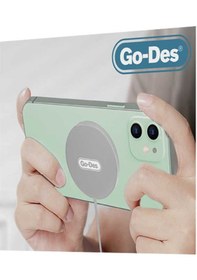 Resim Go-Des GD-UC588 Magsafe Şarj Aygıtı Kablosuz Magnetik Hızlı Şarj Cihazı 15W Wireless Apple Uyumlu iPhone ZORE-221100 Beyaz 