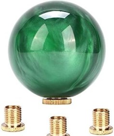 Resim Bnineteenteam Vites Değiştirme Topuzu Kafası, Mermer Stil Yuvarlak Bilyalı Vites Değiştirme Topuzu Çubuk Kafası Ve Montaj Adaptörleri 