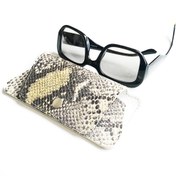 Resim ViP GiFT Gözlük Kılıfı Gözlük Kabı Hakiki Deri Snake 