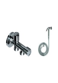 Resim Gpd Ctm01 Çiftli Taharet Ara Musluk + Sts05 Sprey Seti Gri 