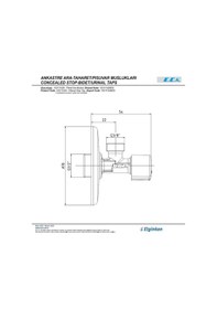Resim Eca 102111526 Filtreli Ara Musluk Gri 