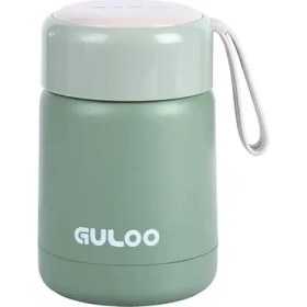 Resim Oein Mini Vakum Öğrenci Güveç Beaker Çocuk Öğle Yemeği Kutusu Yalıtımlı Öğle Yemeği Kutusu Geniş Ağız Yalıtımlı Su Kupası Termos Kupası Kapasite: 350ML/RENK: Yeşil (Yurt Dışından) 