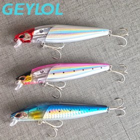 Resim GEYLOL 10g 10cm/3.94in küçük gram ağırlıklı suya batırılan minnow sahte yem, uzun menzilli tatlı ve tuzlu su bas balıkçılığı ekipmanı, balık avı yemi, balıkçılık aksesuarları 