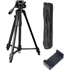 Resim Dymax 135CM Projeksiyon Cihazı Uyumlu Mini Kamera Gopro Cep Telefon Tutuculu Tripot 135CM Telefon Tutucu Tripod 