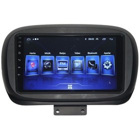 Resim Fiat 500 X / 500X 2014-2022 9 inç 10-256 GB Android Carplay Multimedya 