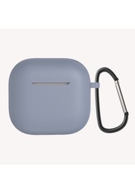Resim Xemu Apple Uyumlu AirPods 4 Standart Silikon Kılıf-lavendery Gray Lavendery Gray 