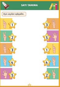 Resim Sayı Tanıma ve Eksik Sayı Tamamlama 1: Matematik Evreni Serisi - Bilişsel Temelli Matematik Eğitimi 