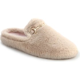 Resim Macarena Kadın Terlik/ Panduf ( Ev ) ANAI146-MK Macarena Groseto Beige-Beige 