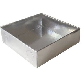 Resim Asetat Kutu Altı Karton 7X7X2.2 Cm 50 Adet Gümüş N11.9275 