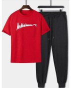 Resim Unisex Aleman Rapero 2'li Eşofman Takımı Kırmızı 