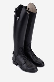 Resim Tattini Unisex Hakiki Deri Siyah (Small) Binici Çizmesi VLM6274 - 36 