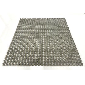 Resim MozaiKristaL Hobi ve Sanatsal çalışmalar için 10x10mm İnci, 31,5x31,5cm. Cam Mozaik. ( 1 file karo fiyatı ) 