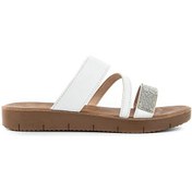 Resim Muya Abudance Anatomik Taban Kadın Terlik Beyaz 