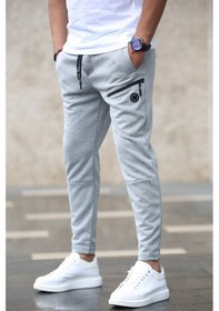 Resim Madmext Basic Gri Eşofman 4207 Gri 