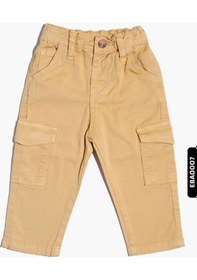 Resim Xo Kids Erkek Bebek Kargo Pantolon 6 - 24 Ay 20013 Bej 