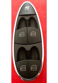 Resim MERCEDES W211 CAM AÇMA DÜĞMESİ ÖN SOL KROM ÇERÇEVE 