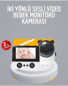 Resim Görüntülü Bebek Monitörü 4.3 İnç Ekran Ve Sesli İletişim 