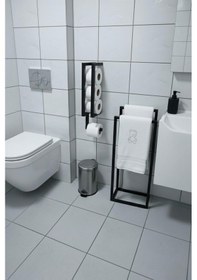 Resim Todekhome Modern Banyo İkili Seti Mat Siyah 