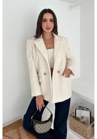 Resim Blazer Ceket Beyaz Beyaz 