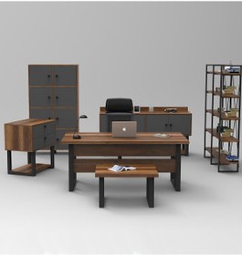 Resim Yurudesign Marken ABCDEF Ofis Büro Masa Takımı Barok 