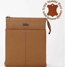 Resim Gönderi R Taba Uzun Askılı Hakiki Deri Evrak Omuz Çantası Taba 