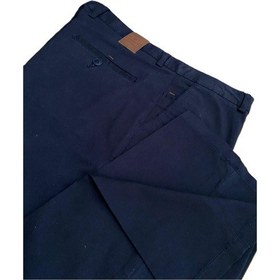 Resim Gruva Erkek Regular Fit Normal Kesim Likralı Esnek Rahat Mevsimlik Gabardin Keten Pantolon Lacivert 