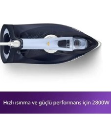 Resim Storemax Azur DST7030/20 Buharlı Ütü, 2800W, Steamglide Taban, 50 G/dk Sürekli Buhar, 250 G, Şok Buhar 