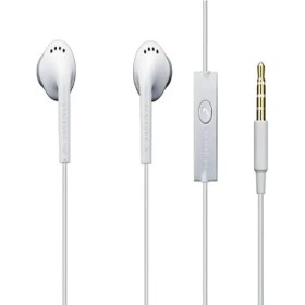 Resim Samsung Beyaz Kablolu Kulaklık 3.5 mm Jack Girişli 