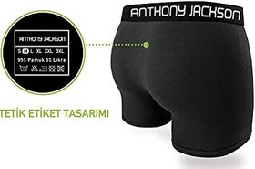 Resim Anthony Jackson Likralı 3'lü Kutu Premium Erkek Boxer Özel Kolleksiyon 