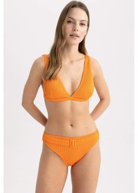 Resim Defacto Fall in Love Regular Fit Kemerli Bikini Altı T5231AZ23SMOG142 Turuncu 