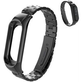 Resim Xiaomi Mi Band (5 - 6 ) Akıllı Bileklik Kordon Kayış Çelik 