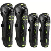 Resim Hightower Proshield Diz Dirsek Koruyucu Seti 4 Parça Yeşil Rüzgar Geçirmez Termal Darbe Emici 