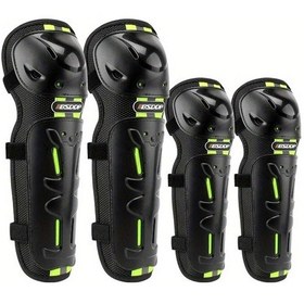 Resim Hightower Proshield Diz Dirsek Koruyucu Seti 4 Parça Yeşil Rüzgar Geçirmez Termal Darbe Emici 