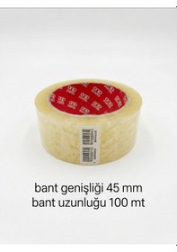 Resim Oneplus1 Şeffaf Güçlü Yapıştırıcılı Koli Bandı 45 Mm X 100 Mt 6'lı Paket 