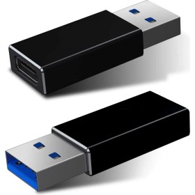Resim USB 3.1 Type C Dişi To USB 3.0 Erkek USB 3.0 To Type C Şarj ve Data Metal 