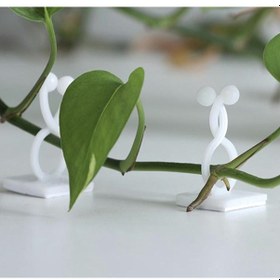 Resim Yapışkanlı Kablo Bağı Kroşe Yapışkan Klips Kablo Tutucu 100lü 