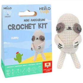 Resim Banadabak Crafts Hc125 Mini Amigurumi Crochet Kit Sevimli Tembel Hayvan Kuddly (1 Adet Fiyatıdır) 