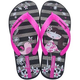 Resim Ipanema İpanema Cls IV Çocuk Parmak Arası Terlik Siyah Pembe 25/34 D0604-RB Pembe 