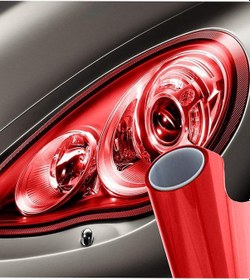 Resim Far Stop Filmi Folyosu Kaplama Kaliteli 30Cm*10Mt Kırmızı 