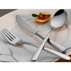 Resim Viole Parlak 89 Parça Çatal Kaşık Bıçak Takımı 