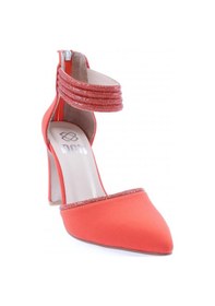 Resim Dgn 315-23y Kadin Topuklu Ayakkabi Orange Scuba 