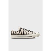 Resim Converse Chuck 70 Zebra Desenli Kanvas Sneaker Ayakkabı Bayan Ayakkabı A13438C 271 