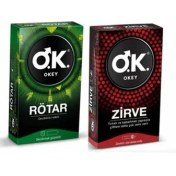 Resim Okey Prezervatif Rötar 10 Lu + Zirve 10 Lu 