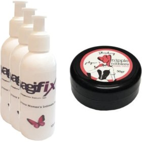 Resim Hintohu Nipple Nibblers Tingle Balm 50ML Çilekli Göğüs Bakım Kremi 3 Adet Genital Bakım Kremi 120 M 
