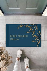 Resim P Parla Dijital Baskı Kişiye Özel İç Kapı Dekorasyon Paspas PS11208 