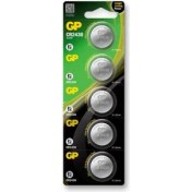 Resim GP CR2430-C5 3V Lityum Düğme Pil 5'li Paket 