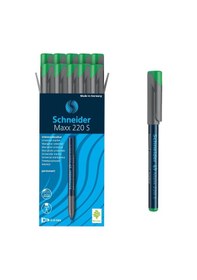 Resim Schneider Maxx220 Asetat Kalemi Yeşil - 0.4mm S - Cam Kalemi - 1 Yeşil 